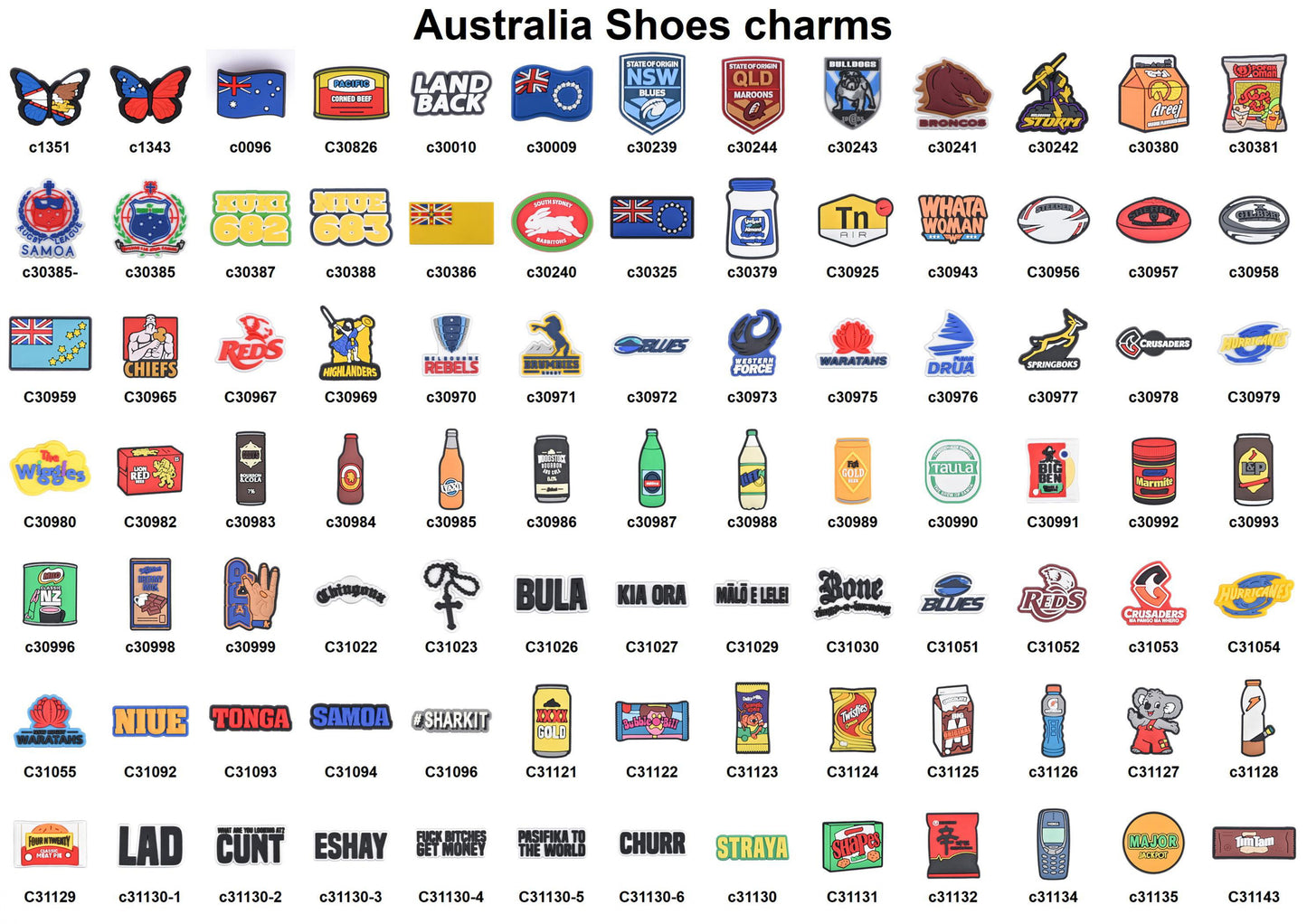Bulk Buying Shoe Charm's