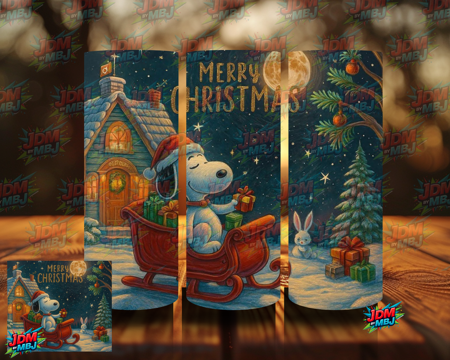 Inspired by Snoopy Christmas Sublimation Prints