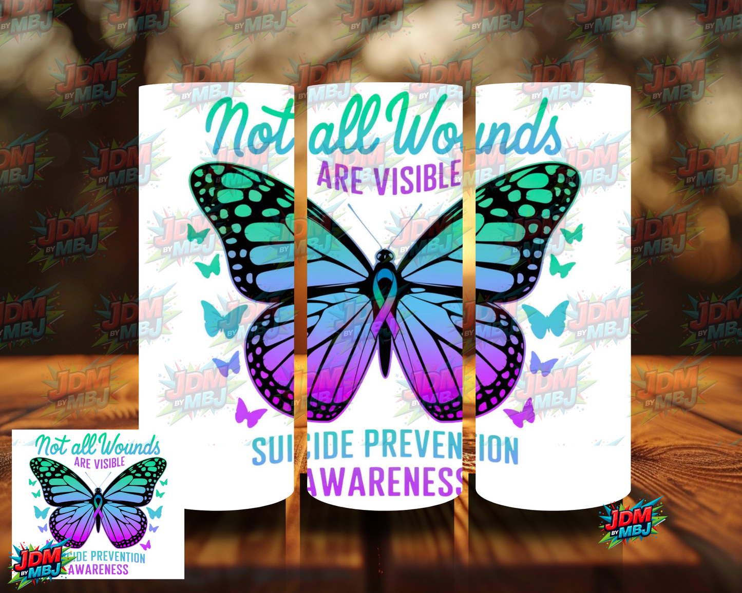 Not All Wounds are Visible Sublimation Prints