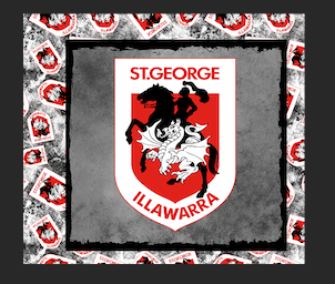 Impresiones por sublimación del equipo de la NRL