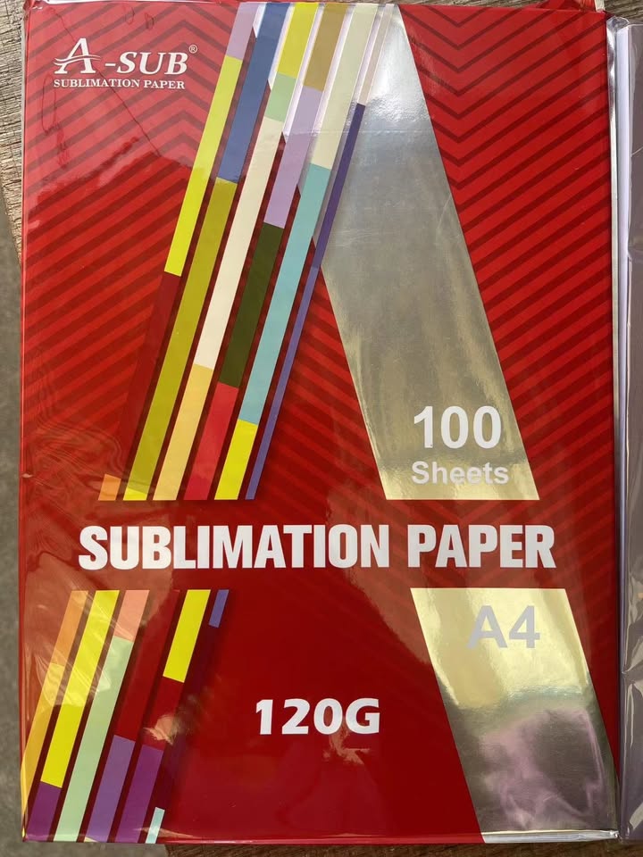 Papel de sublimación de 120 g/m² (paquete de 100)
