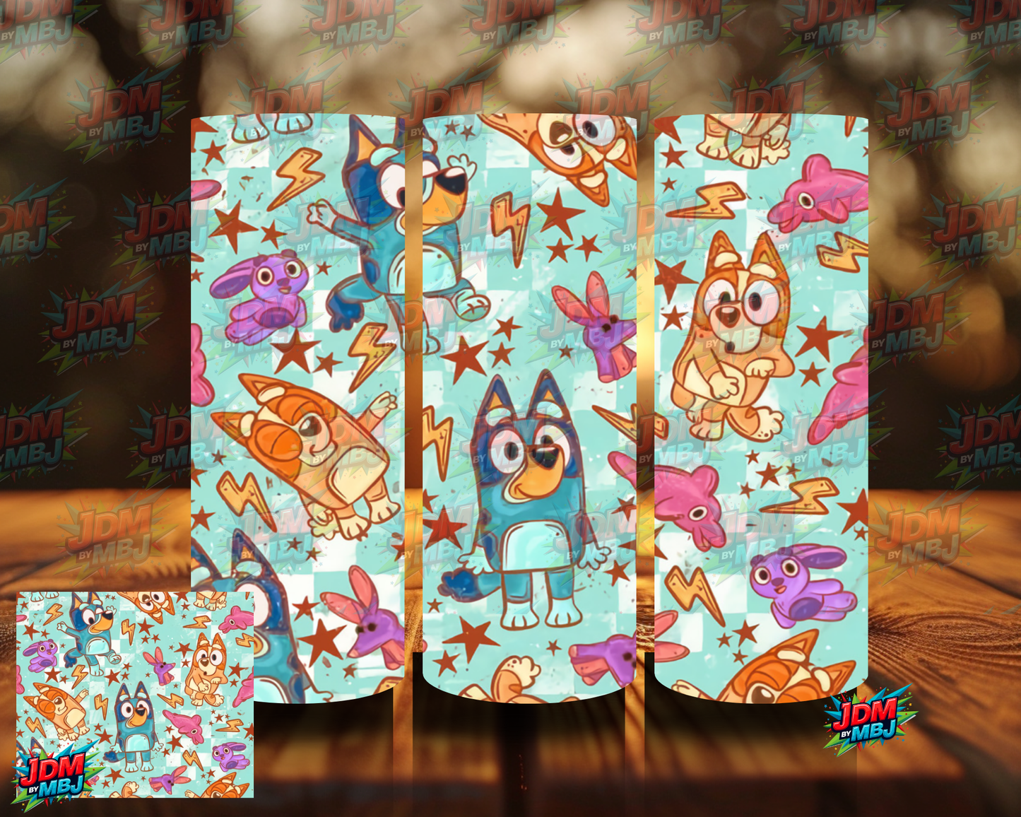 Inspired by Bluey Sublimation Prints