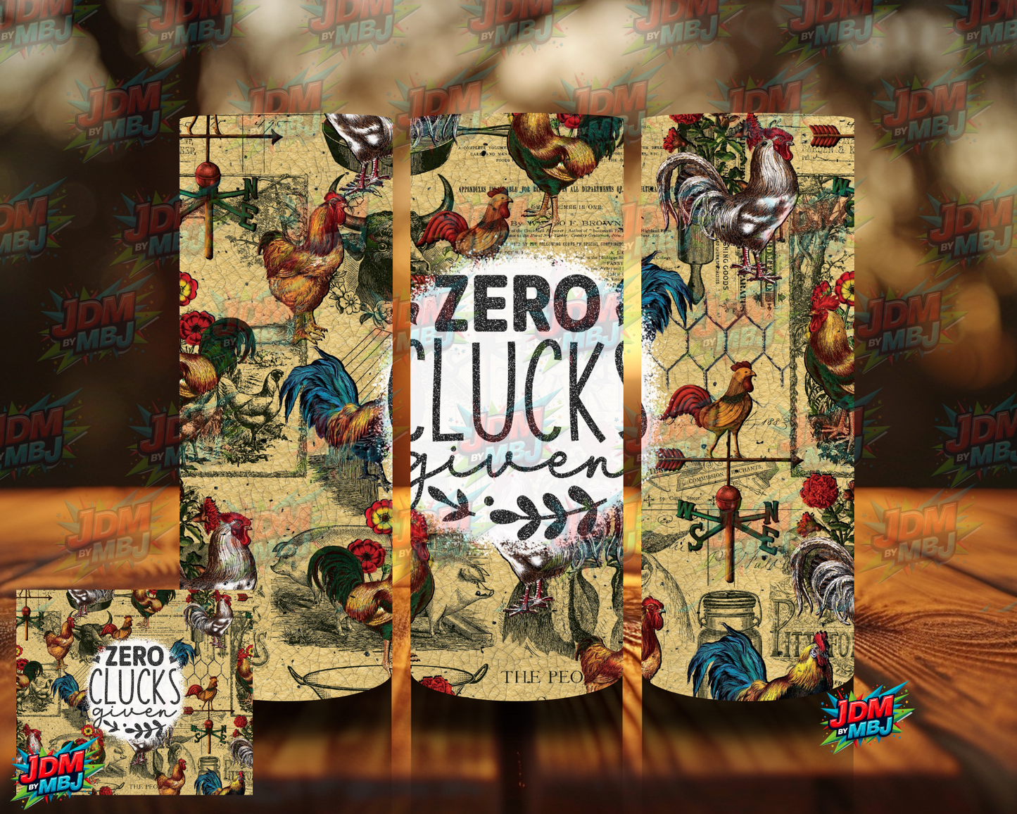 Zero Clucks Sublimation Prints