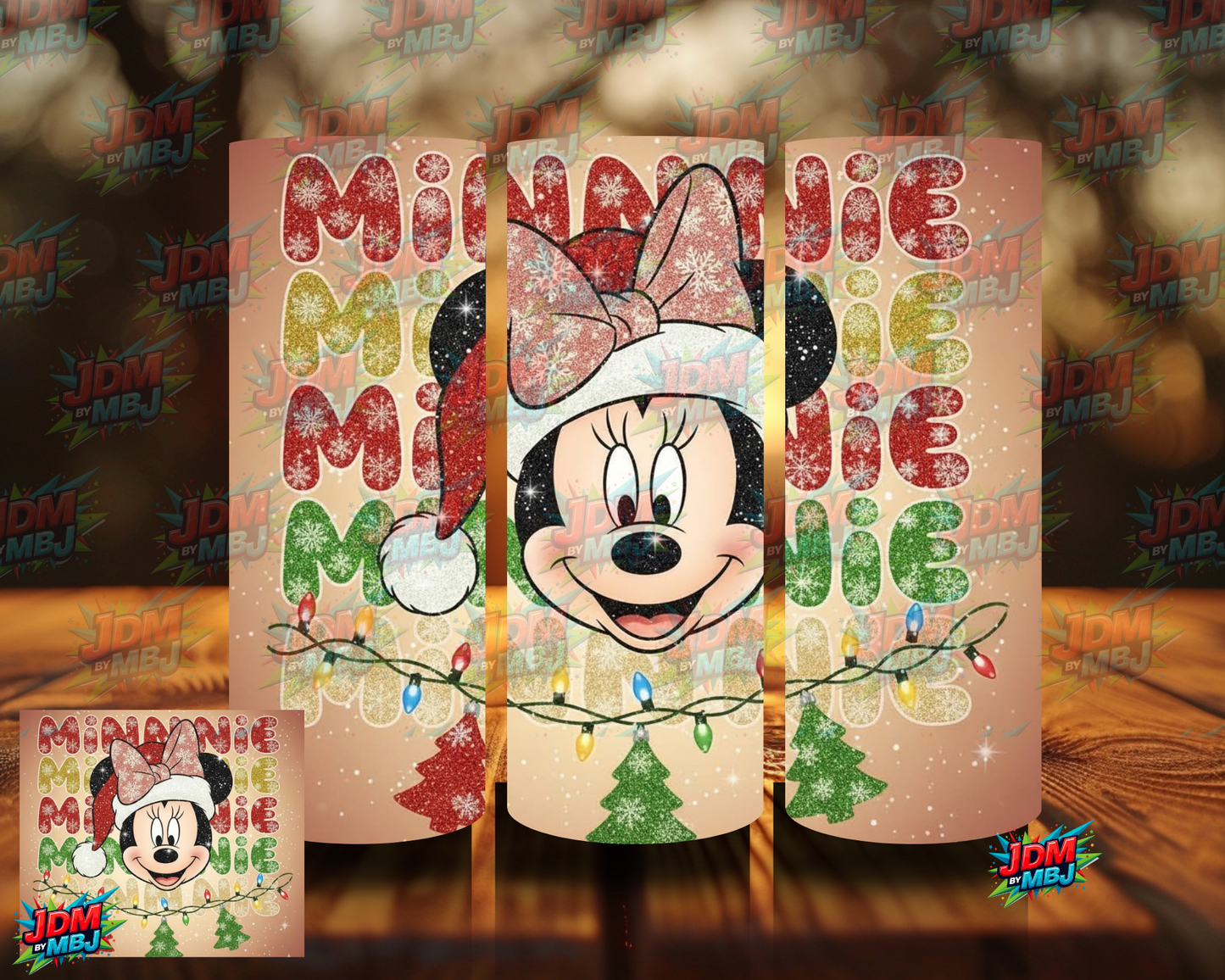 Inspired by Minnie Christmas Sublimation Prints