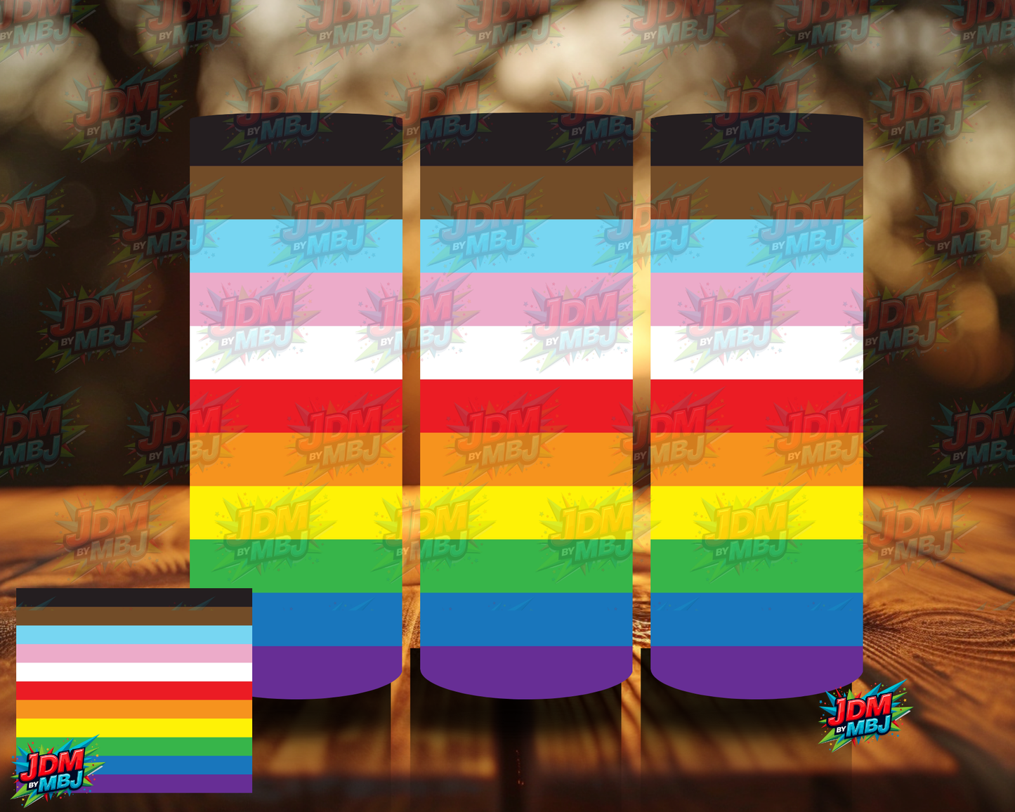 Inspired by Pride Flag Sublimation Prints