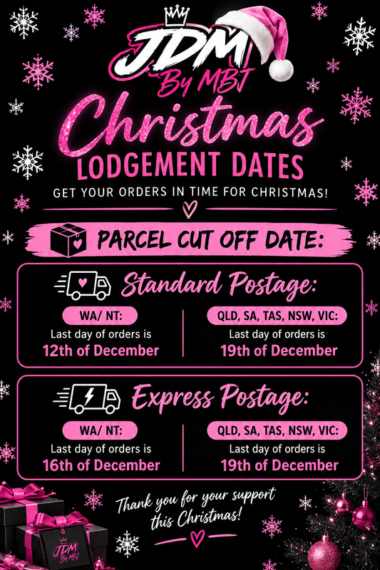 🎄 JDM By MBJ Christmas 2026 Parcel Lodgement Dates 🎁💗