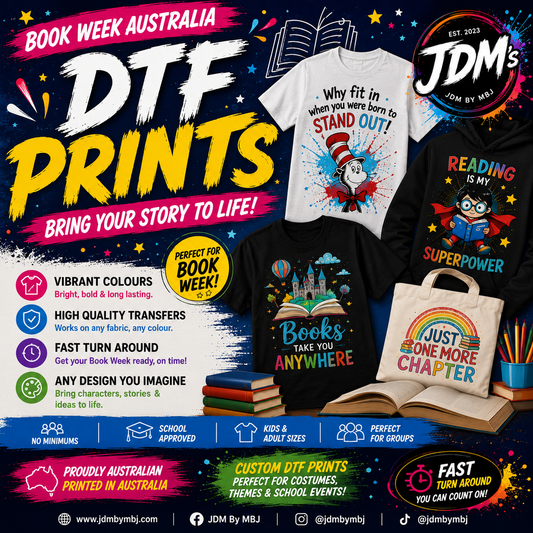 Book Week Australia is Almost Here – Bring Your Story to Life with Custom DTF Prints!