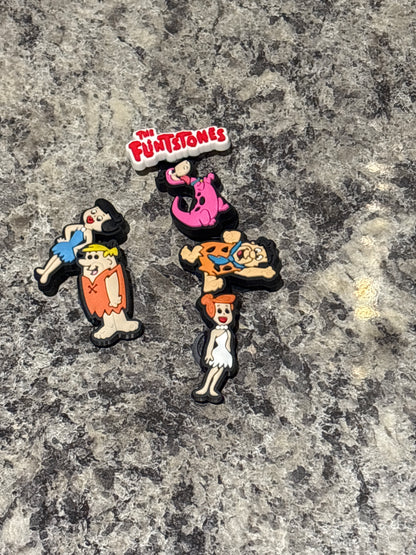 Inspired by Flint Stones Shoe Charm's