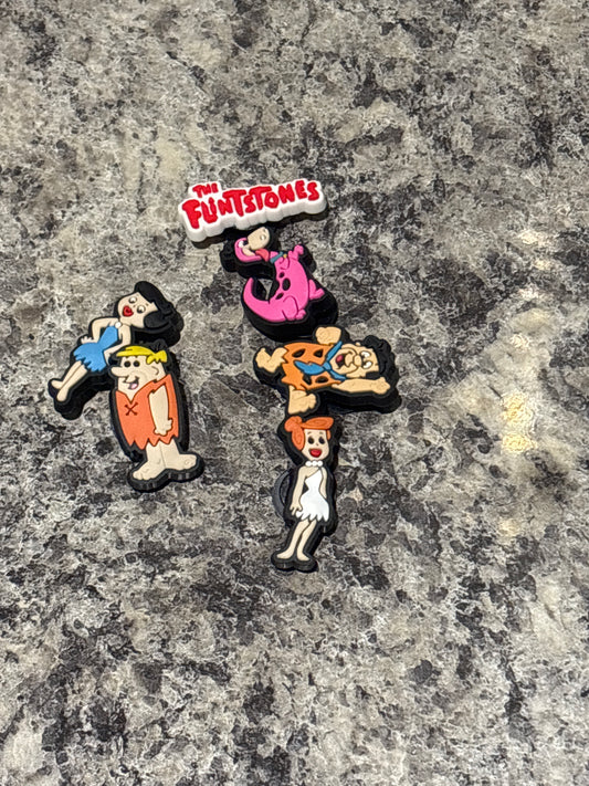 Inspired by Flint Stones Shoe Charm's