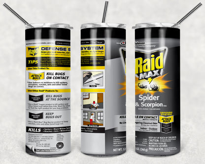 Inspired by RAID Spray Can's Sublimation Prints
