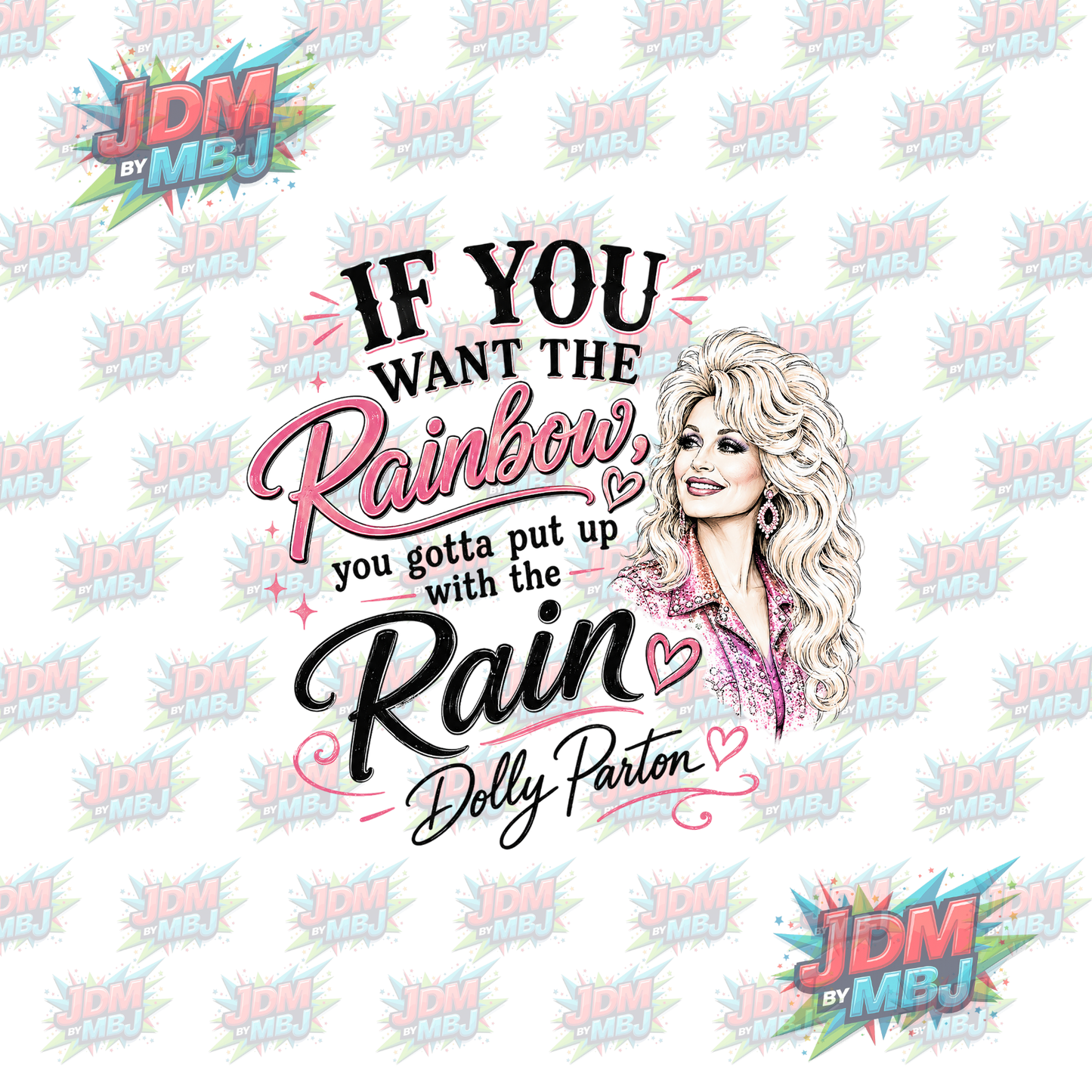 Iron On - Dolly Parton DTF