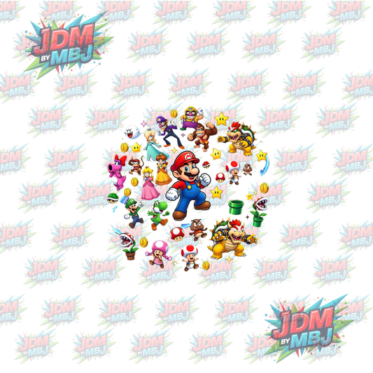 Iron On - Super Mario Galaxy DTF