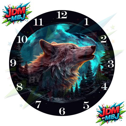 Impresiones de sublimación de relojes de 8 pulgadas (20 cm x 20 cm) - Inspiradas en animales