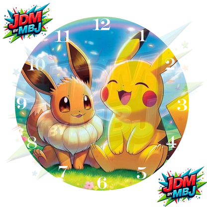 Impresiones por sublimación de relojes de 20 cm x 20 cm (8 pulgadas) - Inspirados en obras de arte mixtas