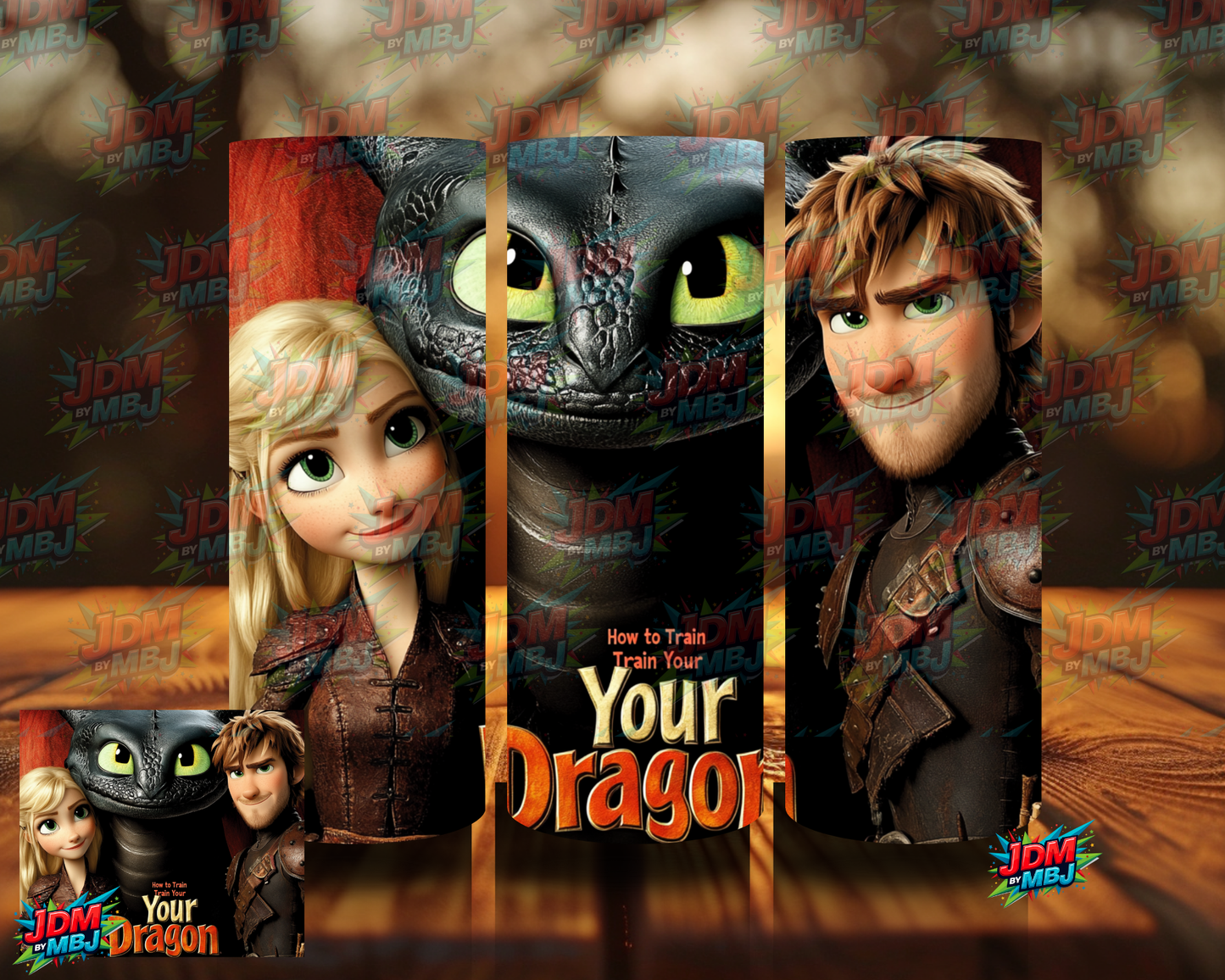 Inspired by Toothless Sublimation Prints