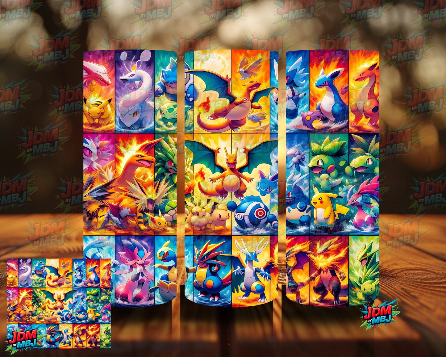 Inspired by Pokémon Sublimation Prints