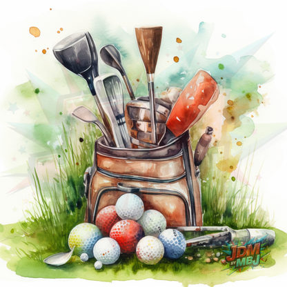 Inspirado en las impresiones de sublimación de golf