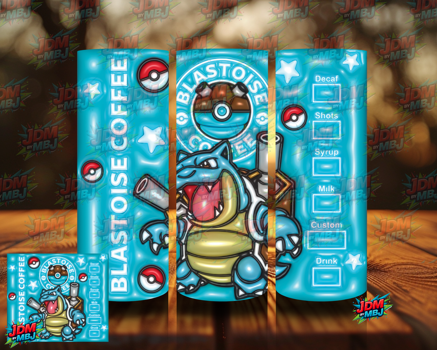 Bubble Style "Coffee" Sublimation Prints