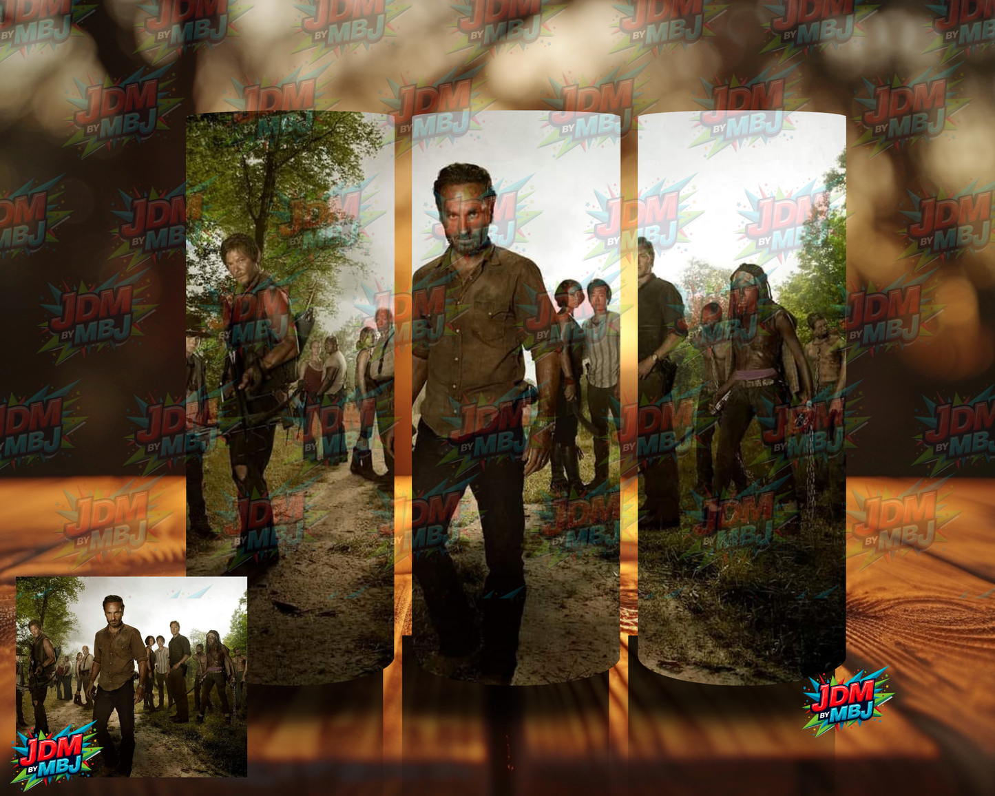 Inspired by Walking Dead Sublimation Prints