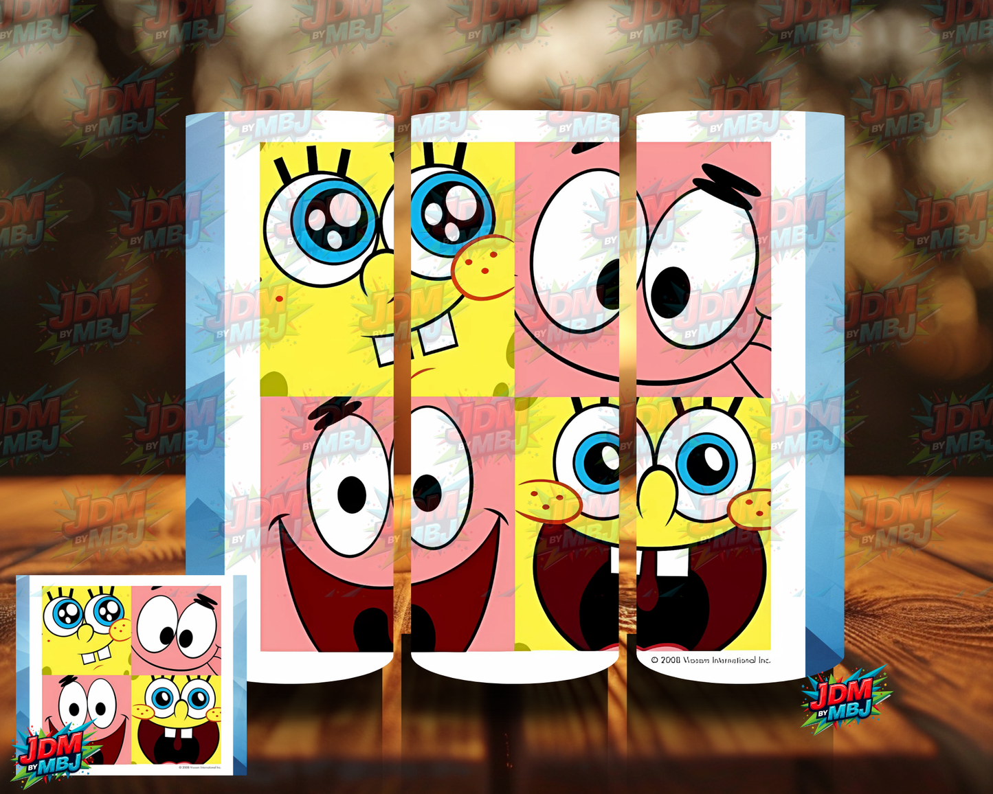 Inspired by Sponge Bob Square Pants Sublimation Prints