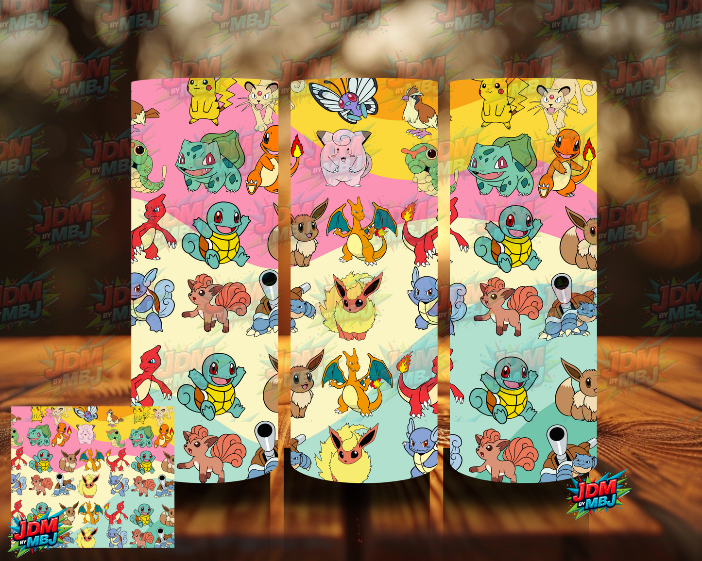 Inspired by Pokémon Sublimation Prints