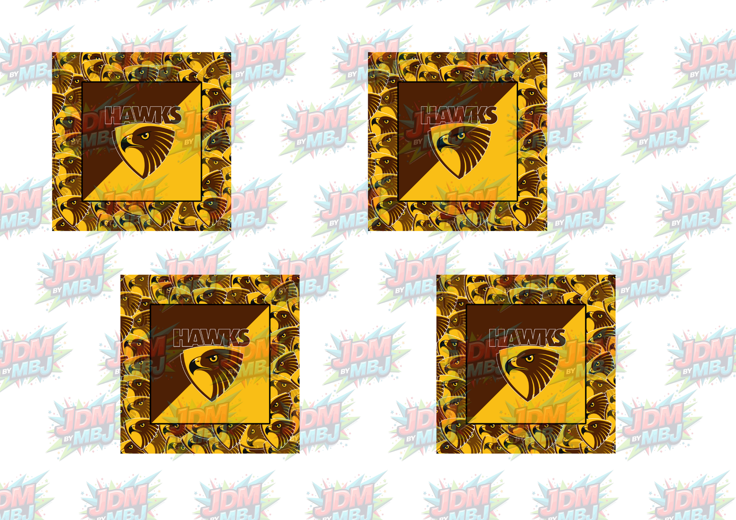 Inspired by AFL Digital Alarm Clock Sublimation Prints