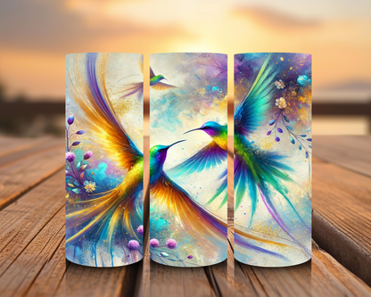 Impresiones de sublimación de aves y mariposas