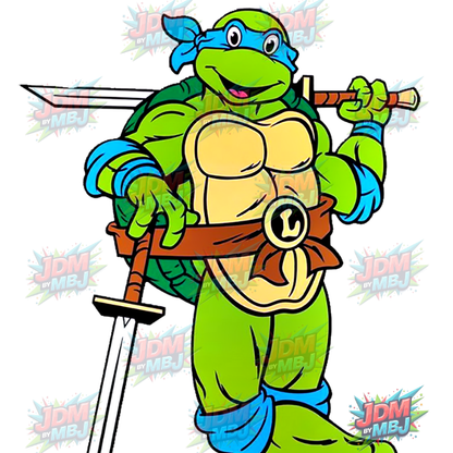 Pegatina termoadhesiva de las Tortugas Ninja Adolescentes Mutantes (25 cm)