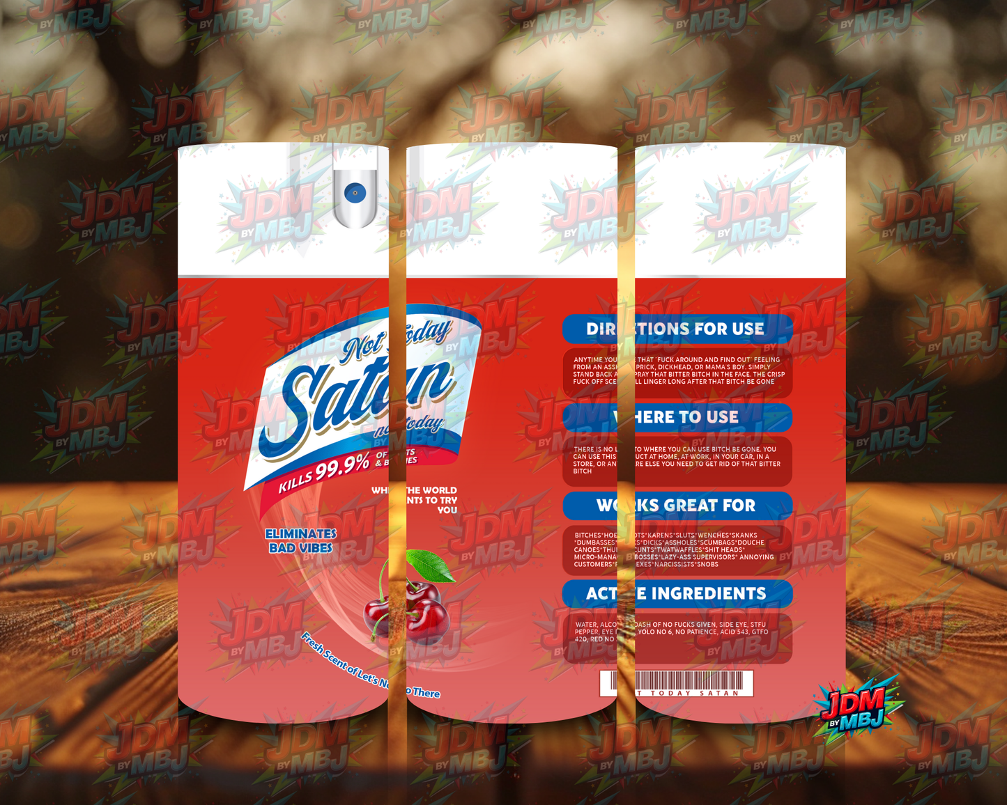 Inspired by Not Today Satan Sublimation Prints