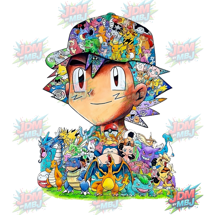 Iron On - Pokemon  DTF 25cm