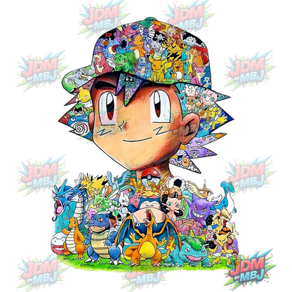 Planchado - Pokémon DTF 25cm