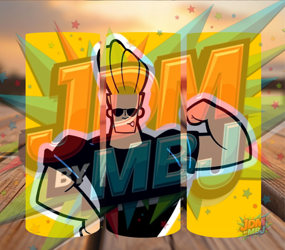 Inspirado en las impresiones de sublimación de Johnny Bravo