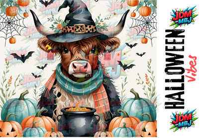 Inspirado en las impresiones de sublimación de Halloween