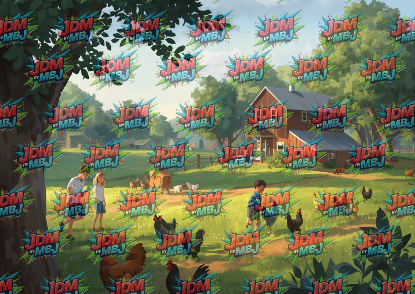 Farm Life Cutting Board Sublimation Prints
