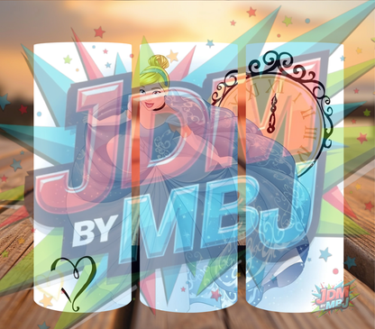 Inspirado en las impresiones de sublimación de Cenicienta