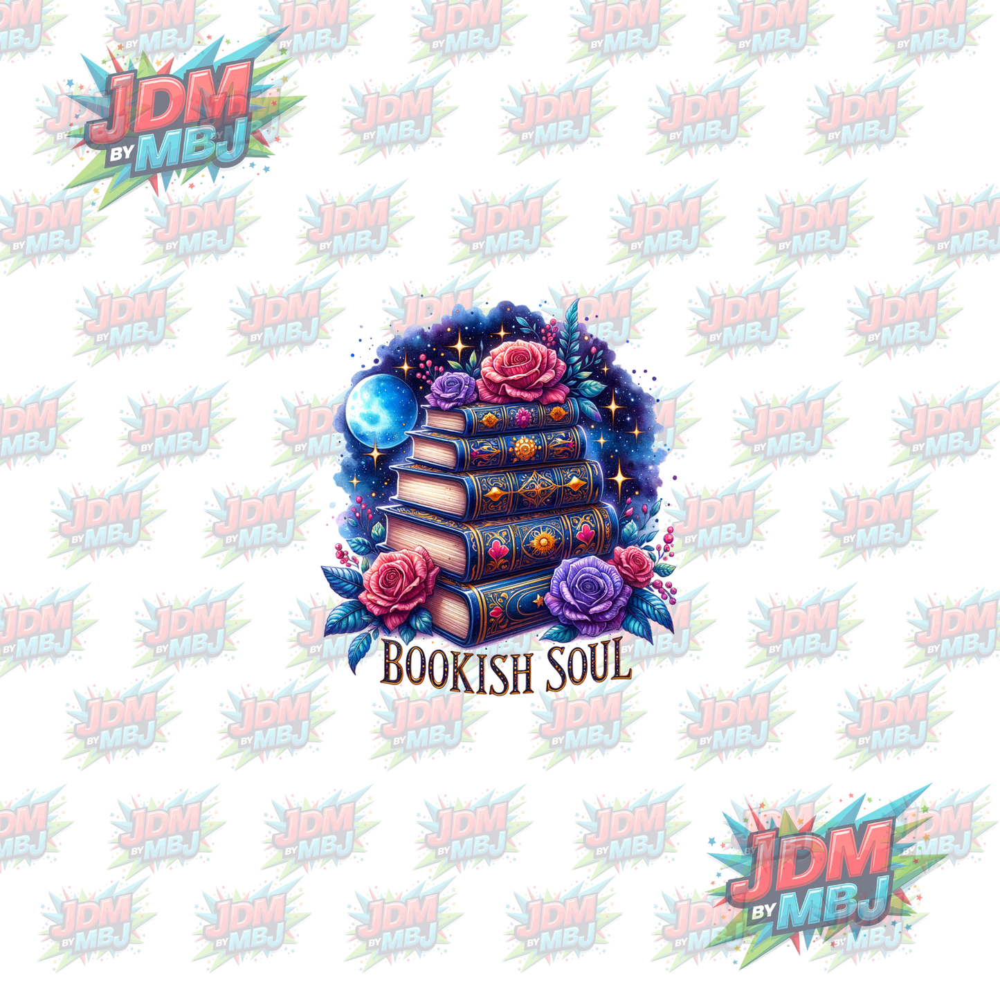 Iron On - Bookish Soul DTF 20cm
