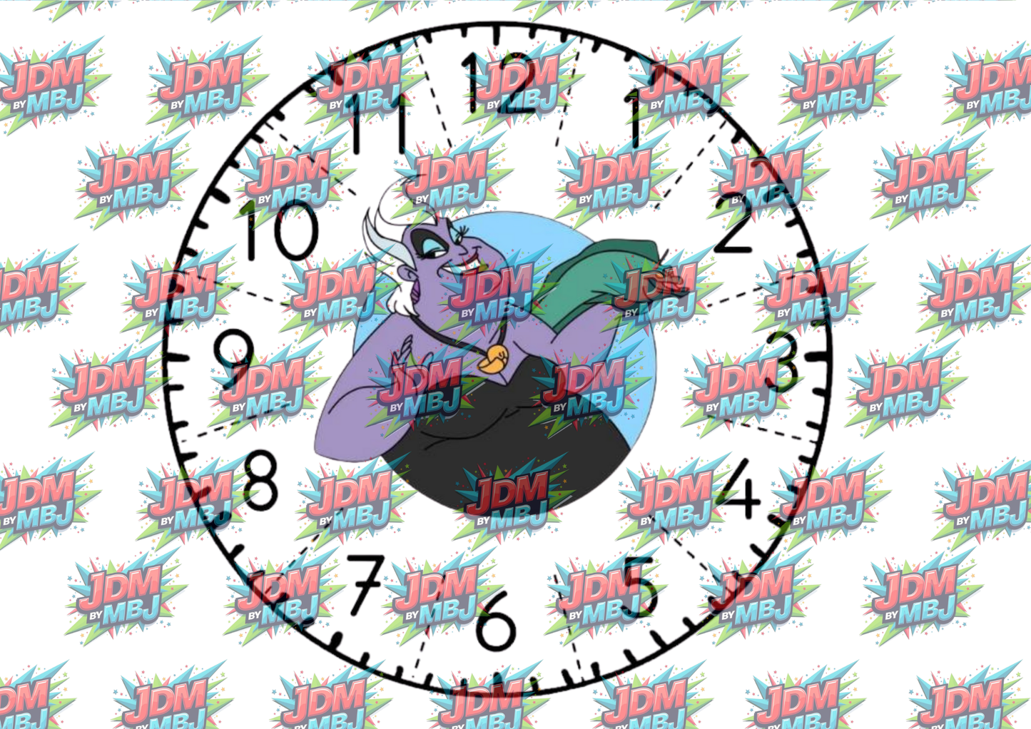 Clock Sublimation Prints- Inspired by Disney, Stitch & More