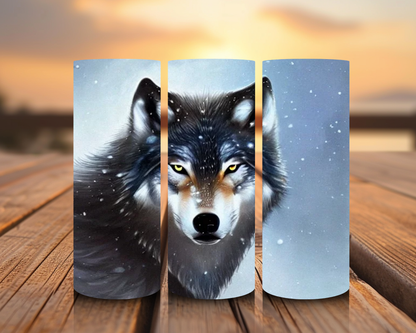 Inspirado en impresiones de sublimación de lobos