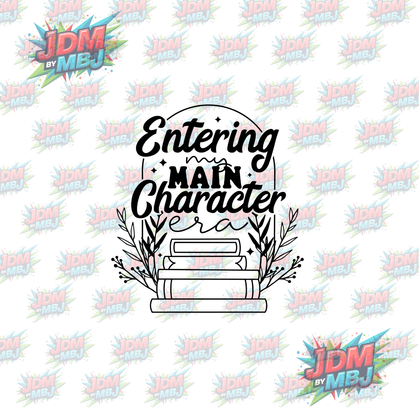 Iron On - Entering Main Character DTF 20cm