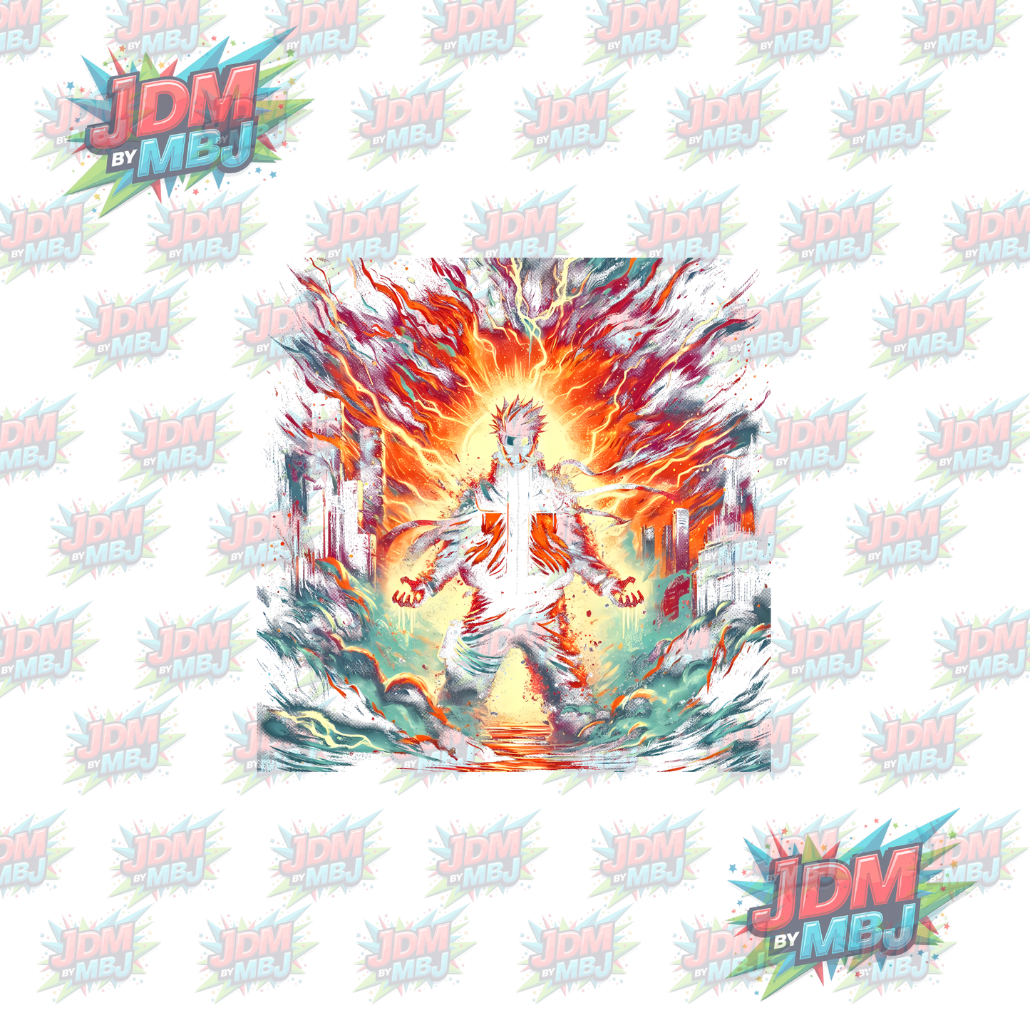 Iron On - Naruto 'Halftone' DTF
