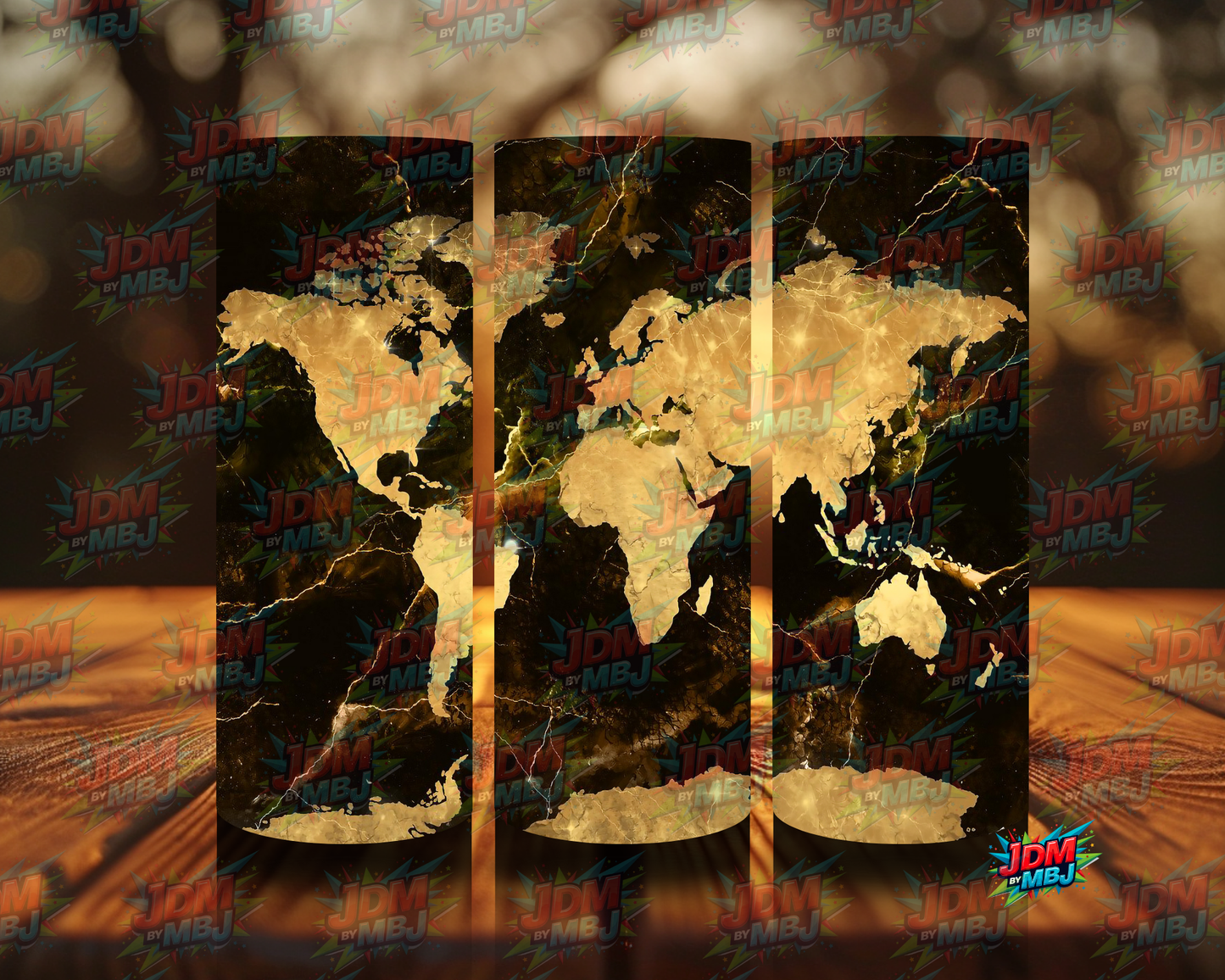 Inspired by World Maps Sublimation Prints