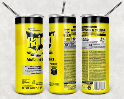 Inspired by RAID Spray Can's Sublimation Prints