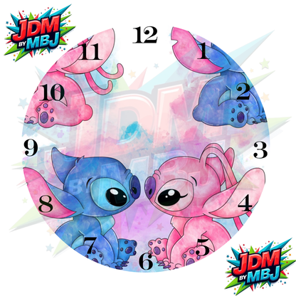 Impresiones de sublimación de relojes de 8 pulgadas (20 cm x 20 cm) - Inspirados en dibujos animados