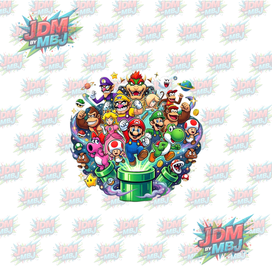 Iron On - Super Mario Galaxy DTF