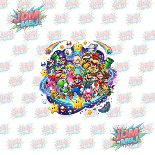 Iron On - Super Mario Galaxy DTF