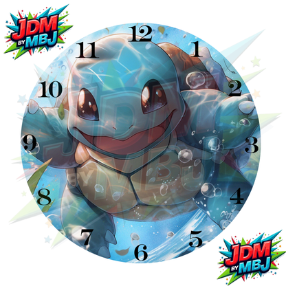 Impresiones por sublimación de relojes de 20 cm x 20 cm (8 pulgadas) - Inspirados en obras de arte mixtas