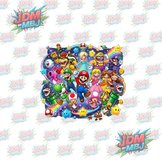 Iron On - Super Mario Galaxy DTF
