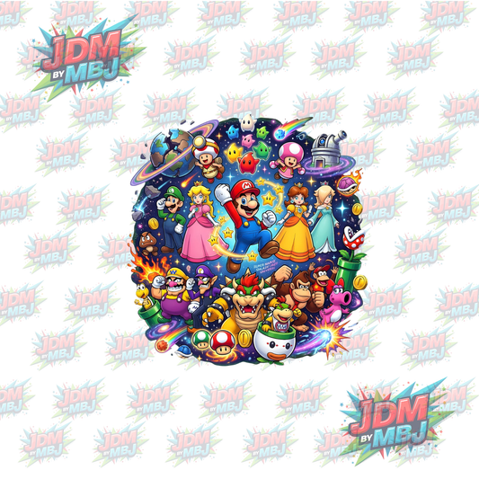Iron On - Super Mario Galaxy DTF