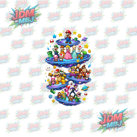 Iron On - Super Mario Galaxy DTF