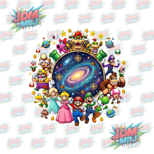Iron On - Super Mario Galaxy DTF
